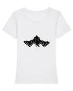 Bat Tricou mânecă scurtă guler larg fitted Damă Expresser