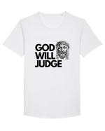 God Will Judge Tricou mânecă scurtă guler larg Bărbat Skater