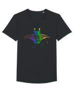RGB Manta Tricou mânecă scurtă guler larg Bărbat Skater