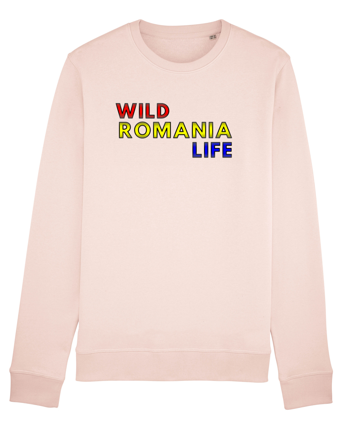 Bluză mânecă lungă Unisex Rise Candy Pink