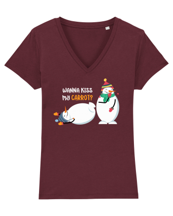 Vrei să-mi pupi morcovul? Burgundy