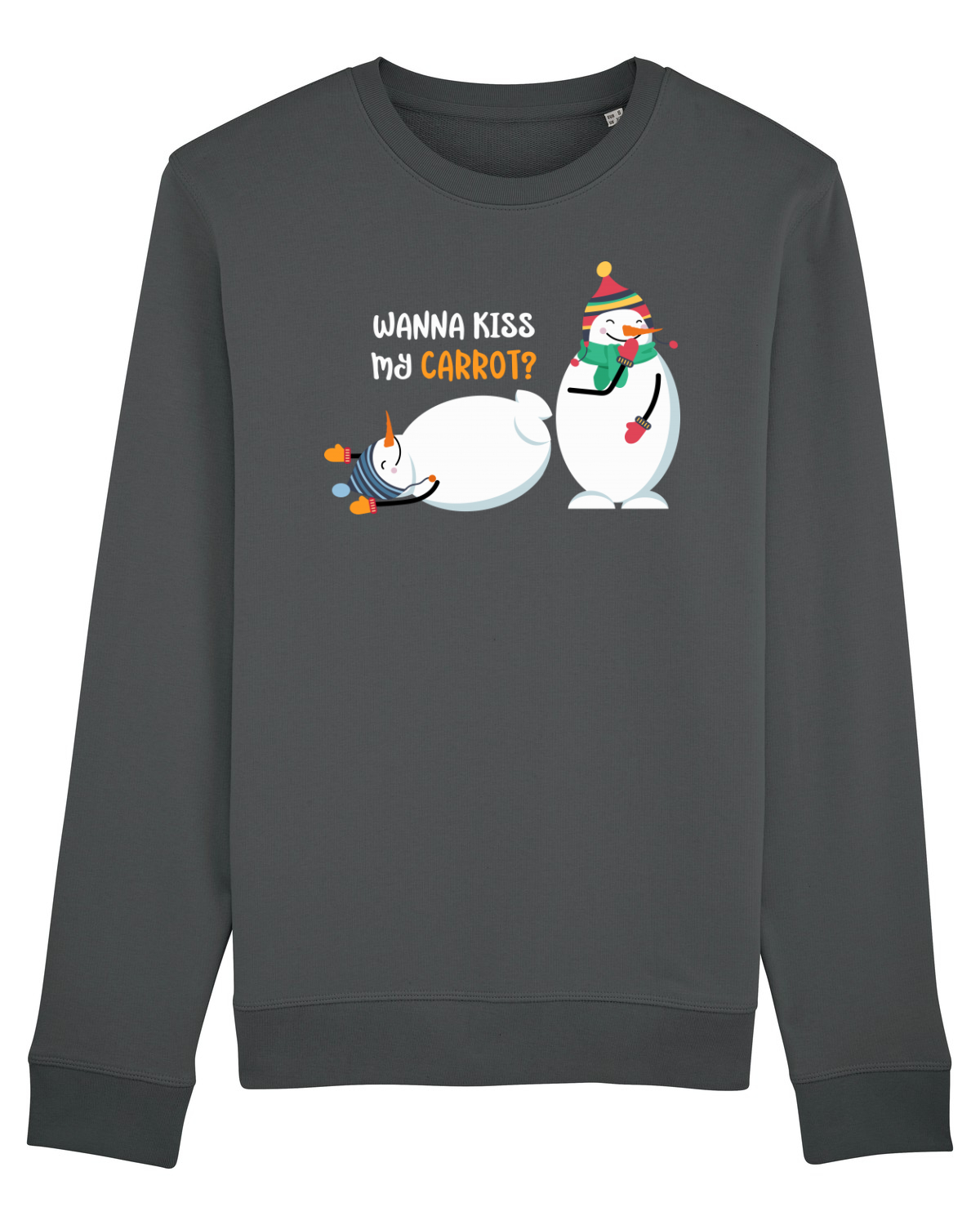 Bluză mânecă lungă Unisex Rise Anthracite