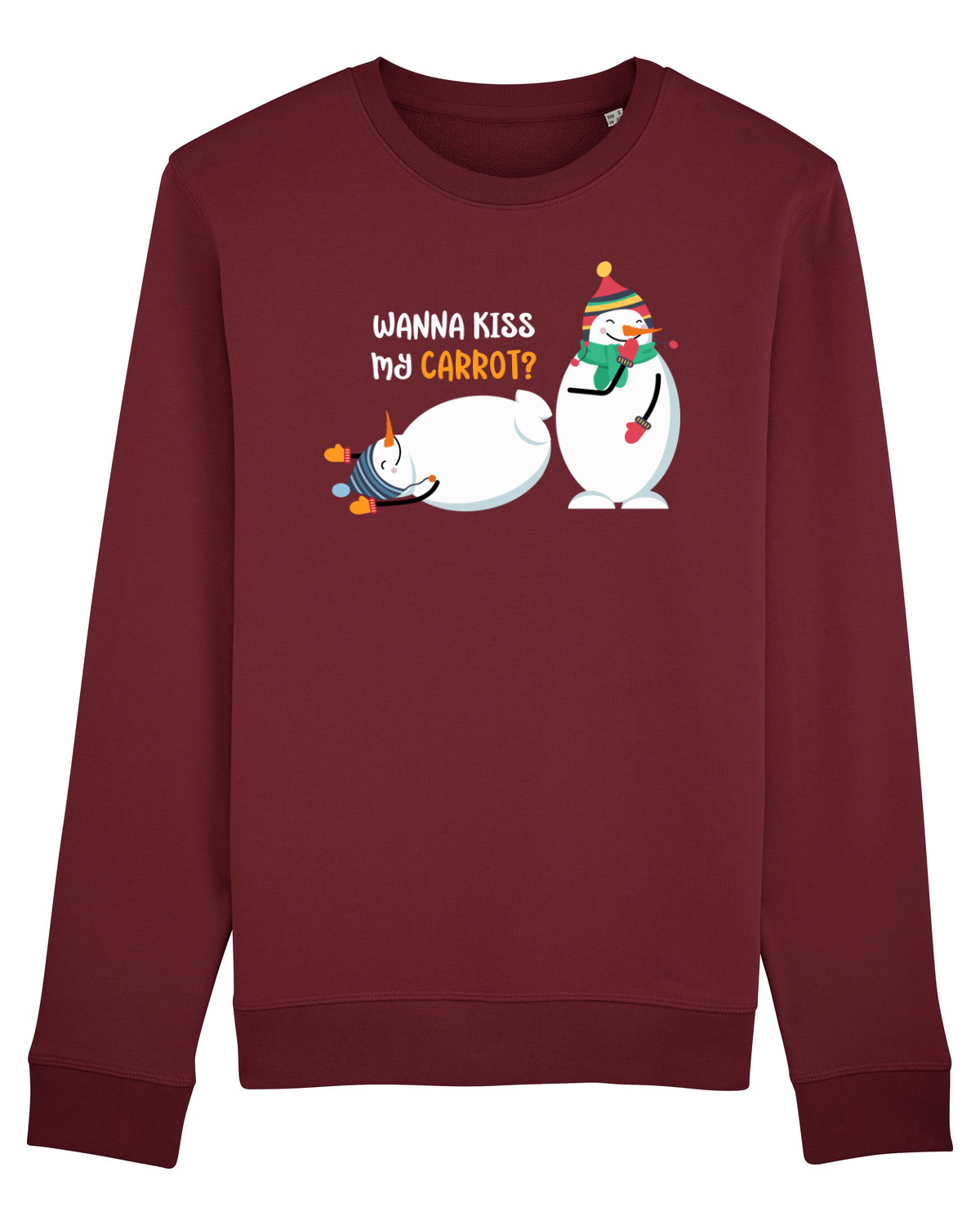 Bluză mânecă lungă Unisex Rise Burgundy
