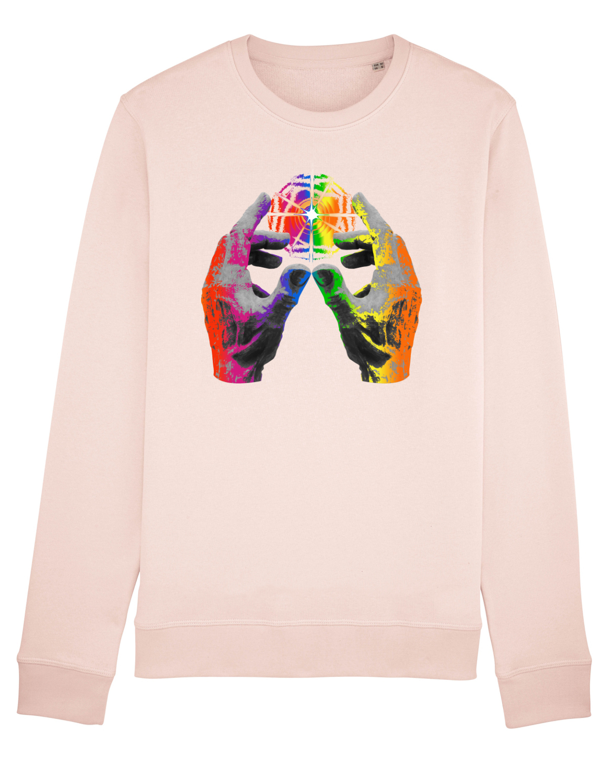Bluză mânecă lungă Unisex Rise Candy Pink