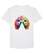 Light Spectrum Tricou mânecă scurtă guler larg Bărbat Skater