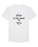 go out Tricou mânecă scurtă guler larg Bărbat Skater
