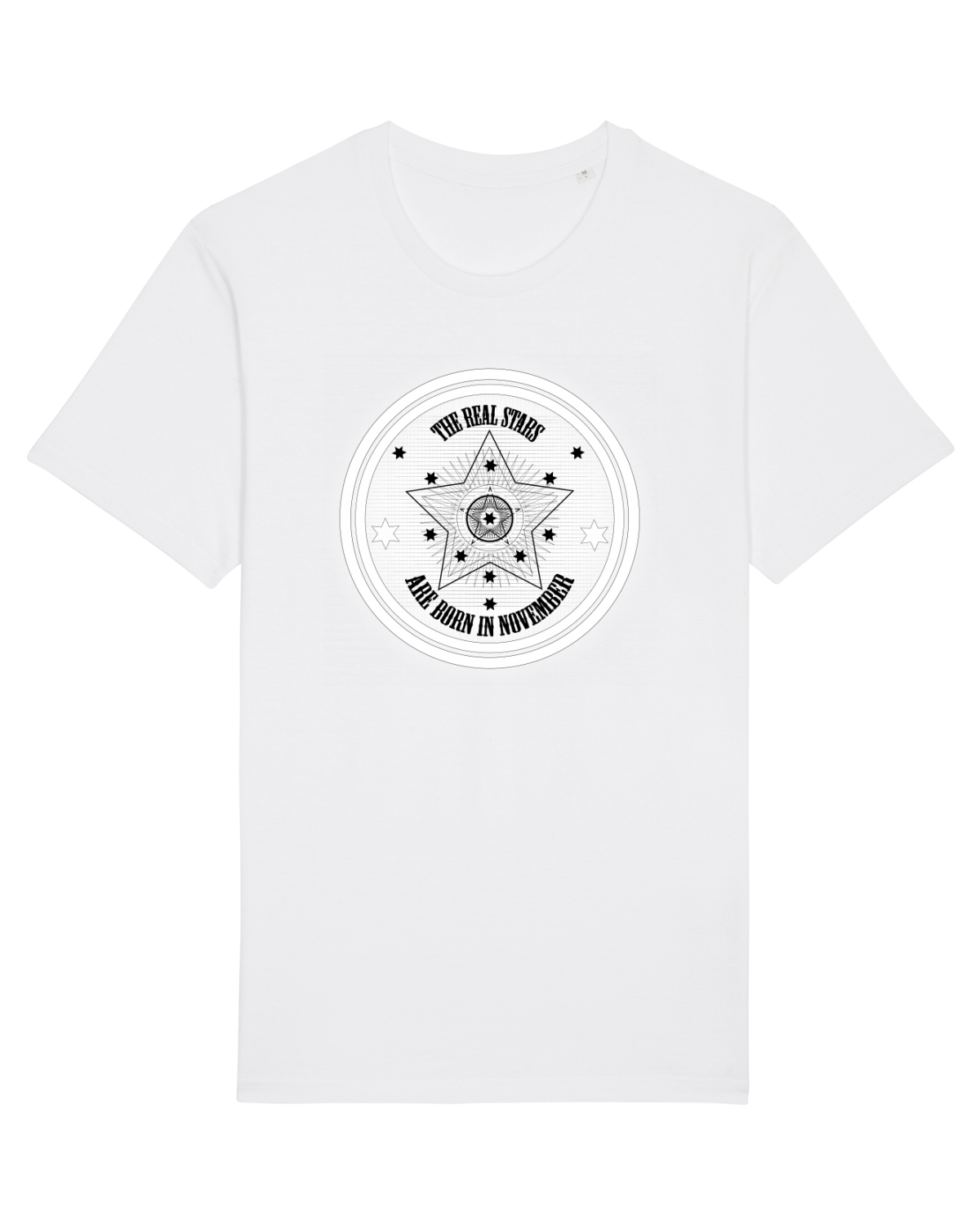 Tricou mânecă scurtă Unisex Rocker White