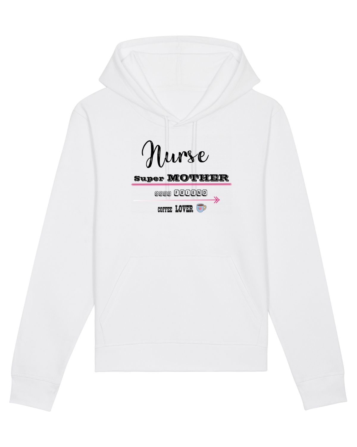 Hanorac Unisex Drummer White