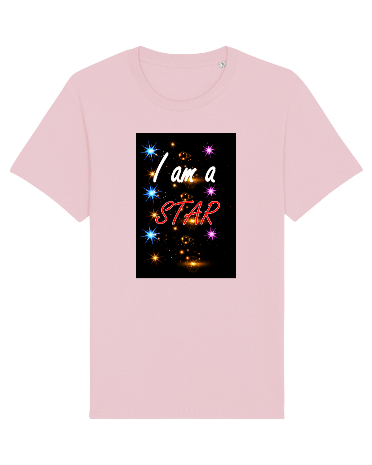 Tricou mânecă scurtă Unisex Rocker Cotton Pink