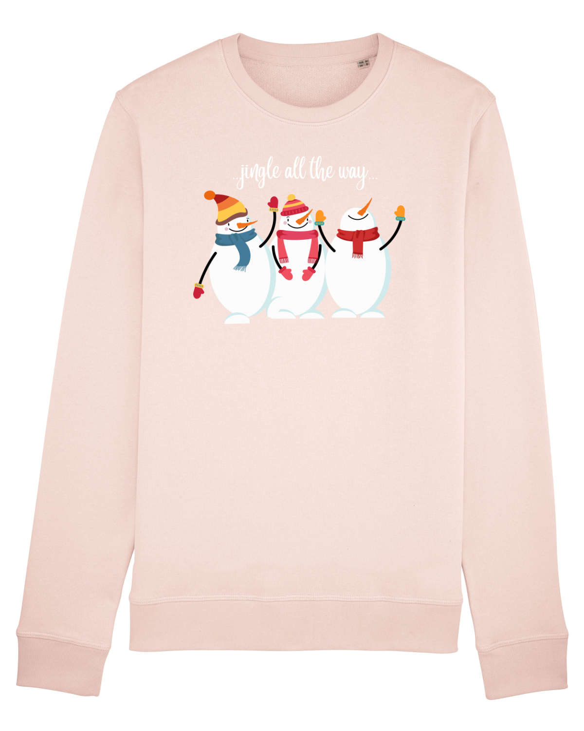Bluză mânecă lungă Unisex Rise Candy Pink