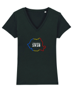 1 Decembrie 1918 Tricou mânecă scurtă guler V Damă Evoker