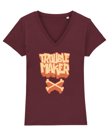 Trouble Maker III Burgundy