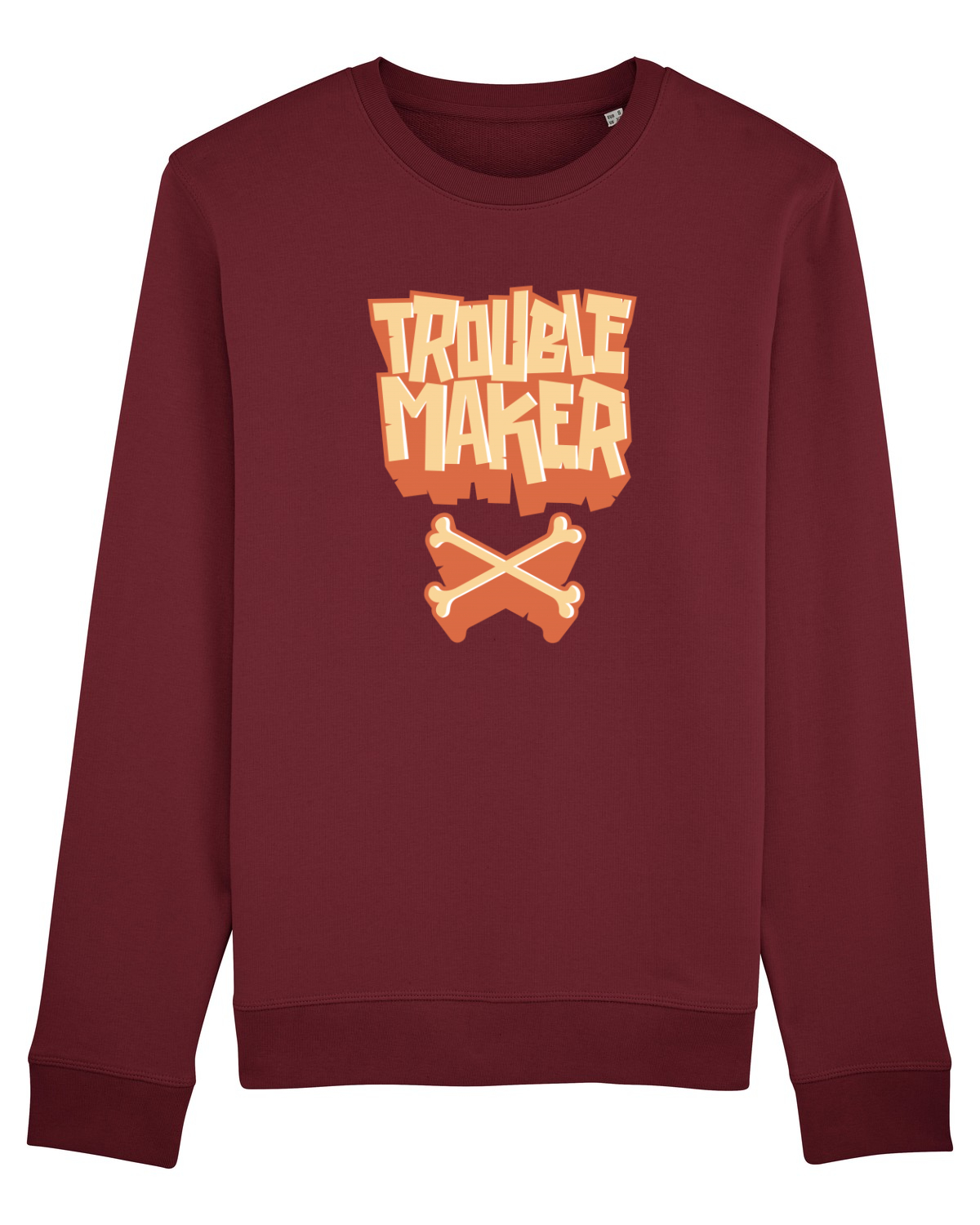 Bluză mânecă lungă Unisex Rise Burgundy