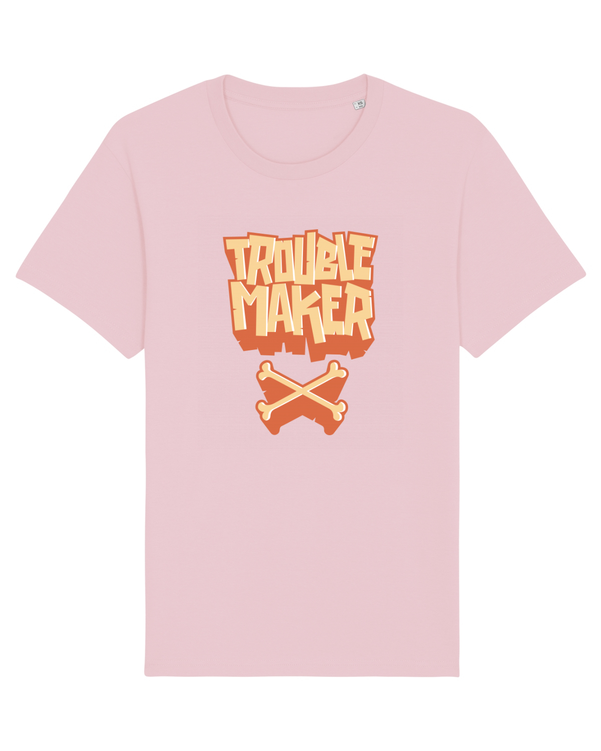 Tricou mânecă scurtă Unisex Rocker Cotton Pink