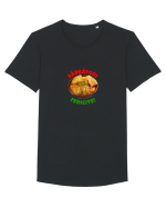 Sarbatori Fericite! Tricou mânecă scurtă guler larg Bărbat Skater