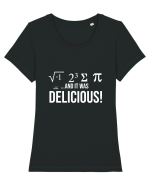 I ate some Pie... Tricou mânecă scurtă guler larg fitted Damă Expresser