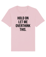 Overthinking - scris negru Tricou mânecă scurtă Unisex Rocker
