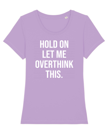 Overthinking - scris alb Lavender Dawn