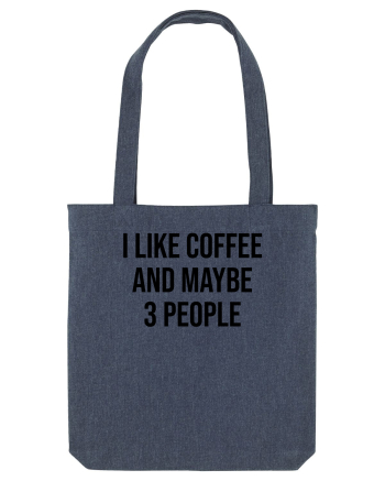 I like coffee - negru Midnight Blue