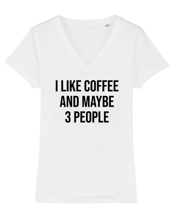 I like coffee - negru White