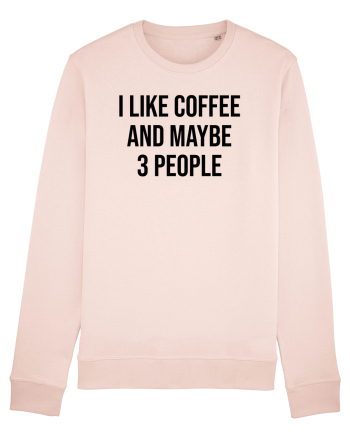 I like coffee - negru Candy Pink