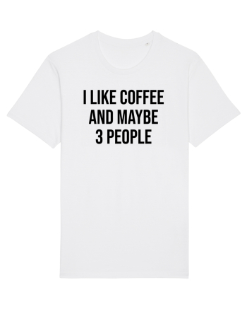 I like coffee - negru White