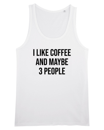 I like coffee - negru White