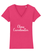 Chaos Coordinator Tricou mânecă scurtă guler V Damă Evoker