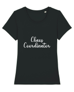 Chaos Coordinator Tricou mânecă scurtă guler larg fitted Damă Expresser