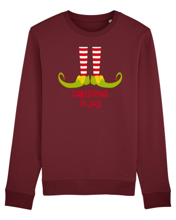 Crăciunul e bucurie Burgundy