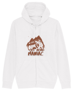 Off Road Maniac full Brown Hanorac cu fermoar Unisex Connector