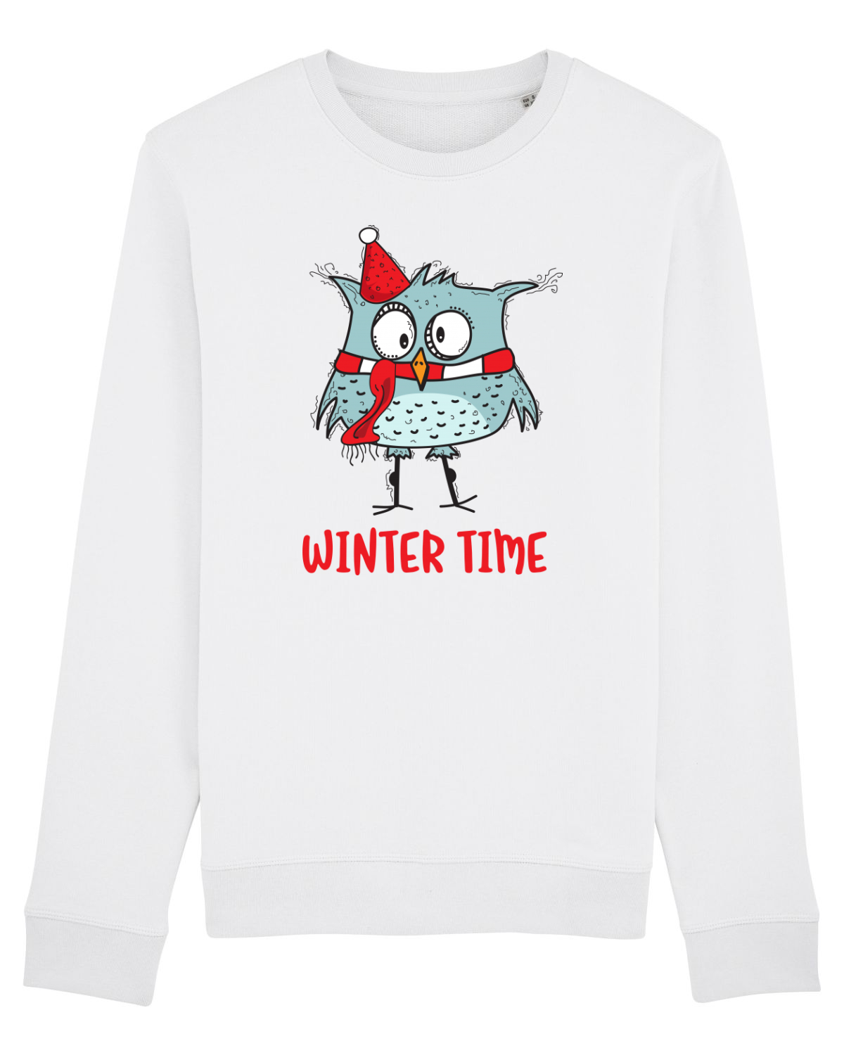 Bluză mânecă lungă Unisex Rise White
