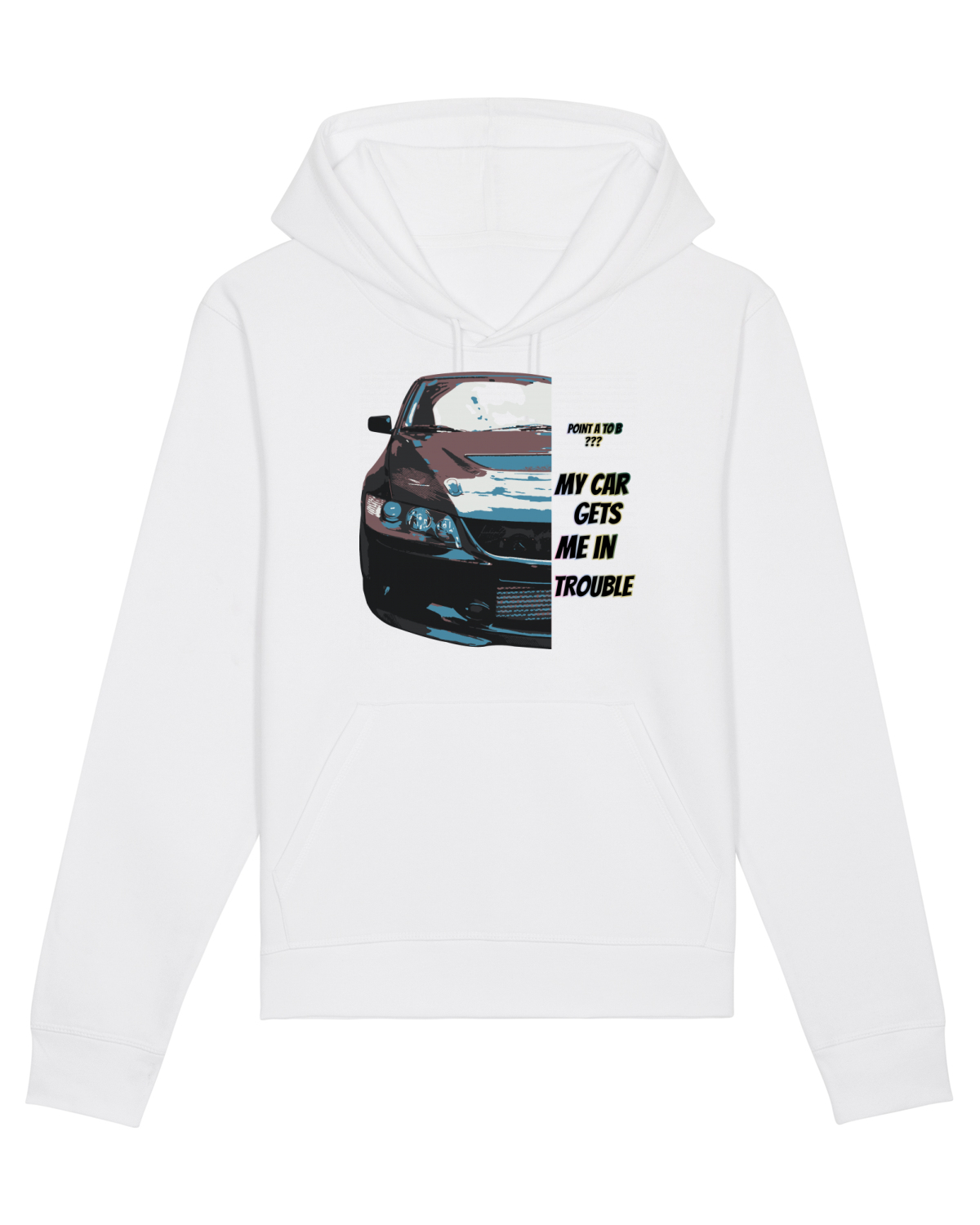 Hanorac Unisex Drummer White