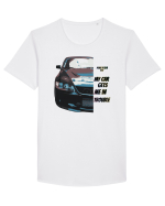 Point A to B  Tricou mânecă scurtă guler larg Bărbat Skater