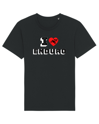 I Love Enduro Black