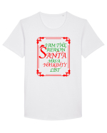Santa Claus Tricou mânecă scurtă guler larg Bărbat Skater