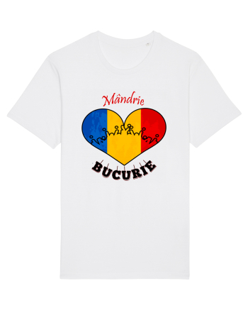 Tricolor România White