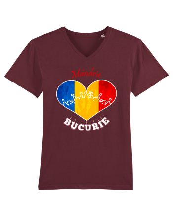 Tricolor România Burgundy