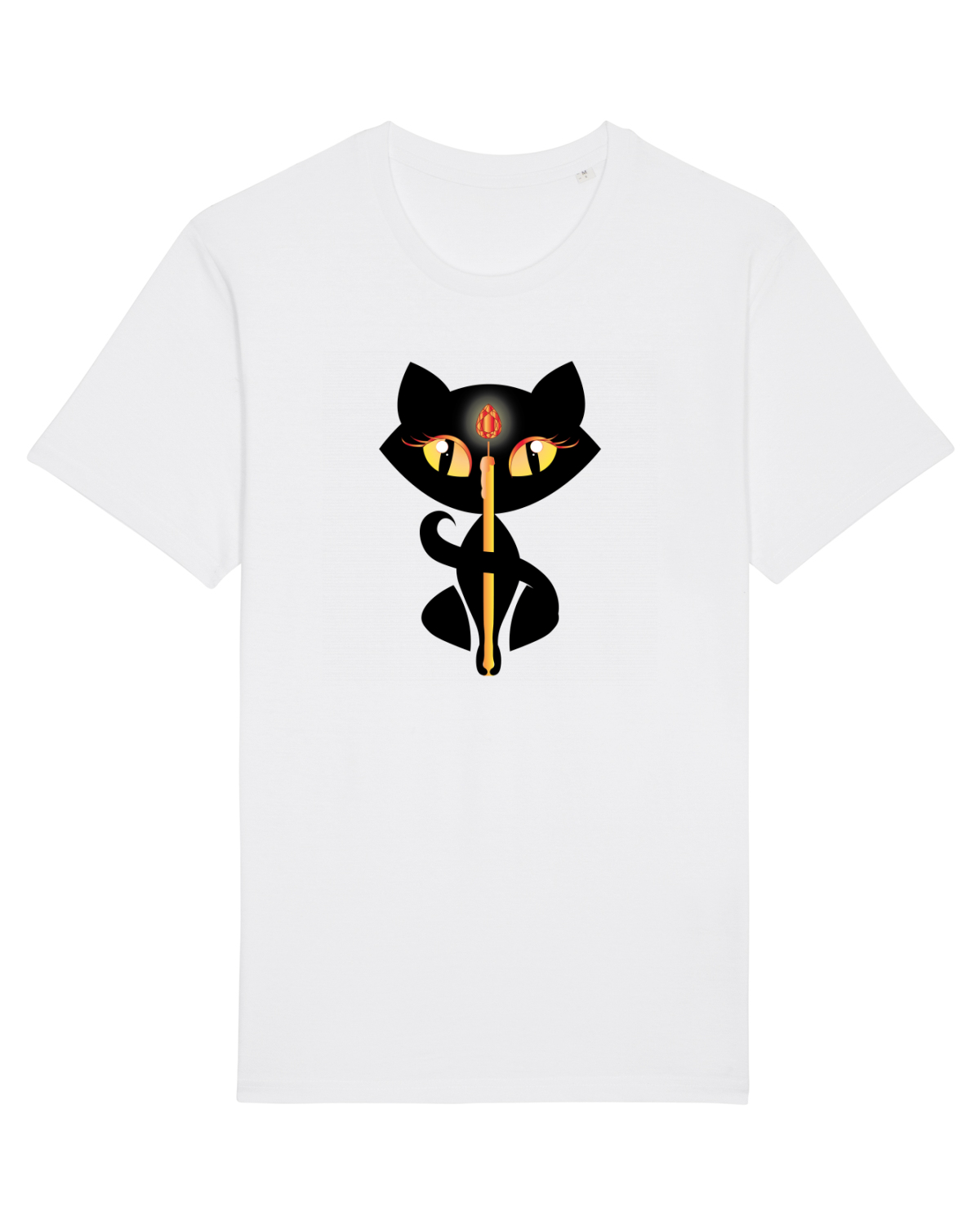 Tricou mânecă scurtă Unisex Rocker White