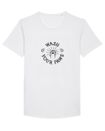 Wash your paws Tricou mânecă scurtă guler larg Bărbat Skater