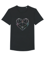 Cubic design - Inima Tricou mânecă scurtă guler larg Bărbat Skater