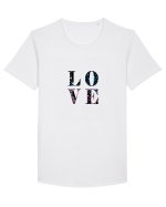 Love Tricou mânecă scurtă guler larg Bărbat Skater