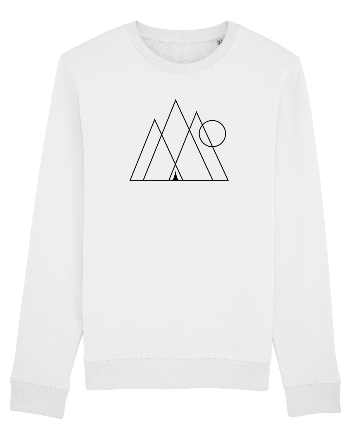Bluză mânecă lungă Unisex Rise White