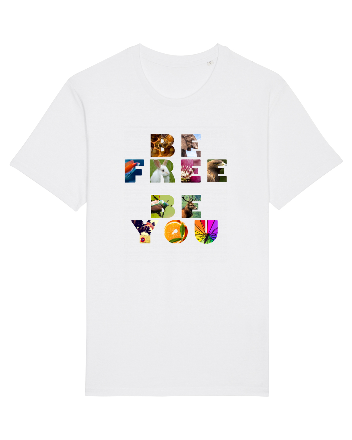 Tricou mânecă scurtă Unisex Rocker White