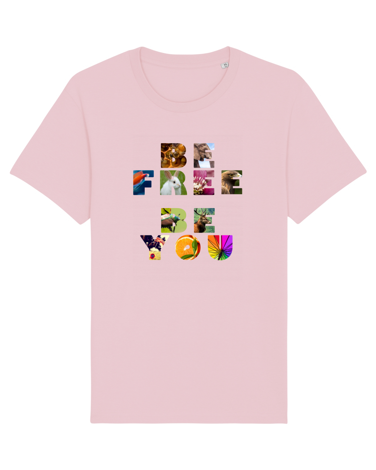 Tricou mânecă scurtă Unisex Rocker Cotton Pink
