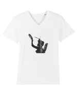 Angel Tricou mânecă scurtă guler V Bărbat Presenter