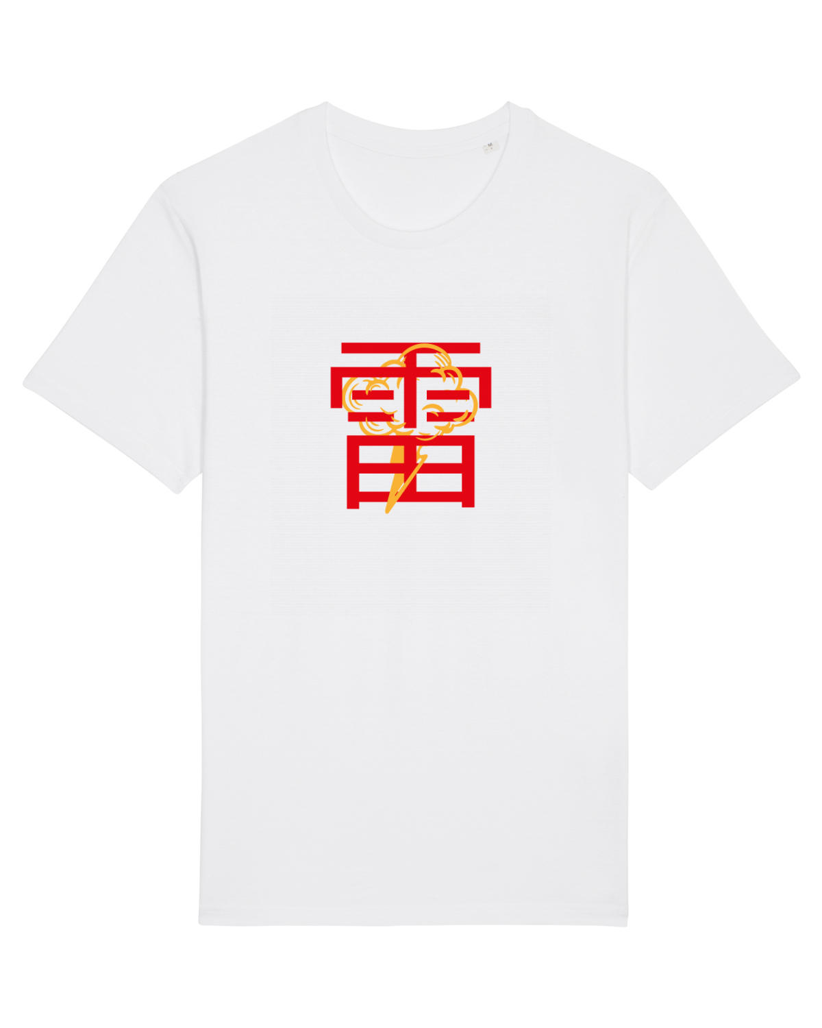 Tricou mânecă scurtă Unisex Rocker White