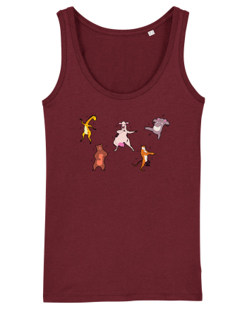 Animale Dansatoare Burgundy