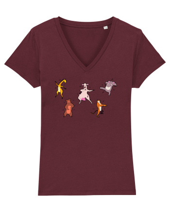 Animale Dansatoare Burgundy
