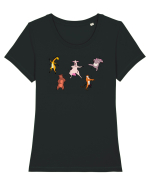 Animale Dansatoare Tricou mânecă scurtă guler larg fitted Damă Expresser